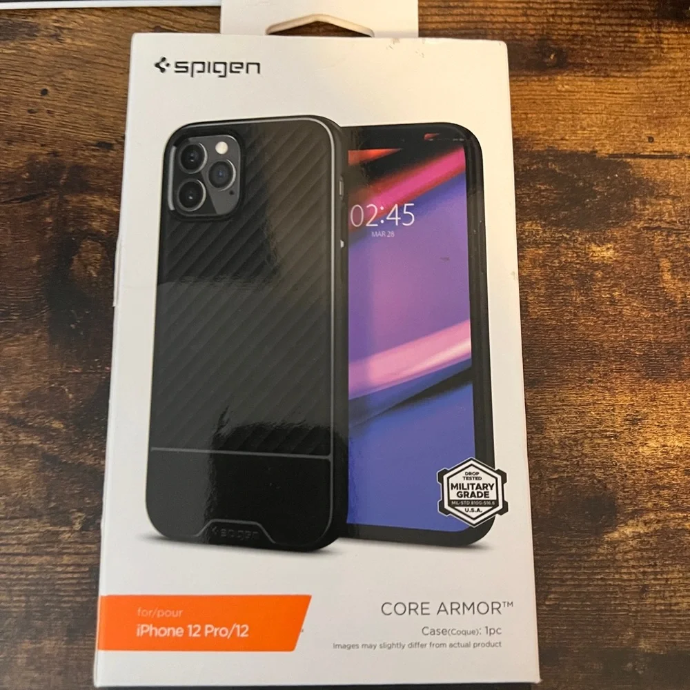 Spigen Core Armour iPhone 12 or 12 Pro Case